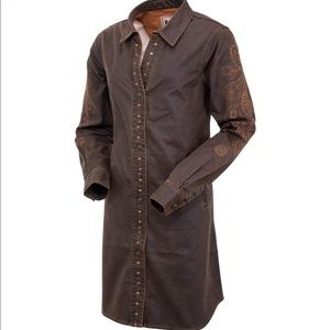 NWT Outback Oilcloth Duster Dress/Jacket XL